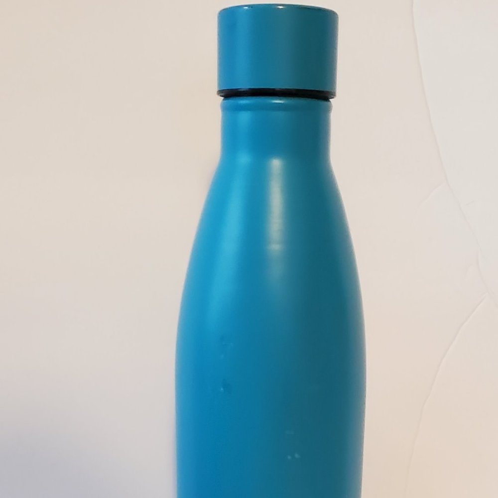 Blue Stainless 12" Drink Bottle